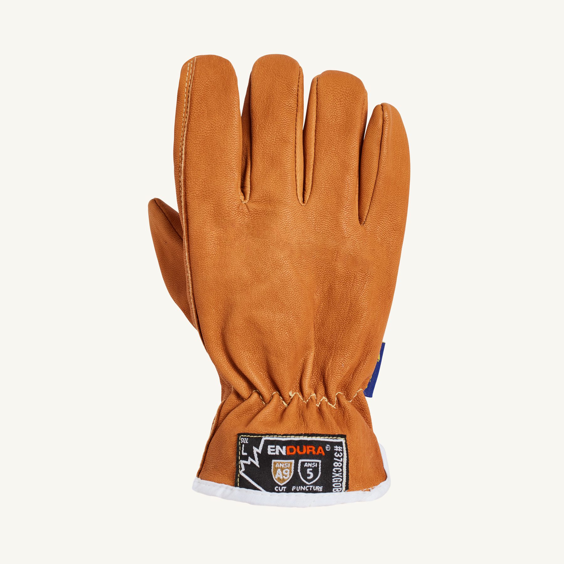 Buy Milwaukee Impact Cut Level 3 Goatskin Leather Work Gloves M, Red & Brown