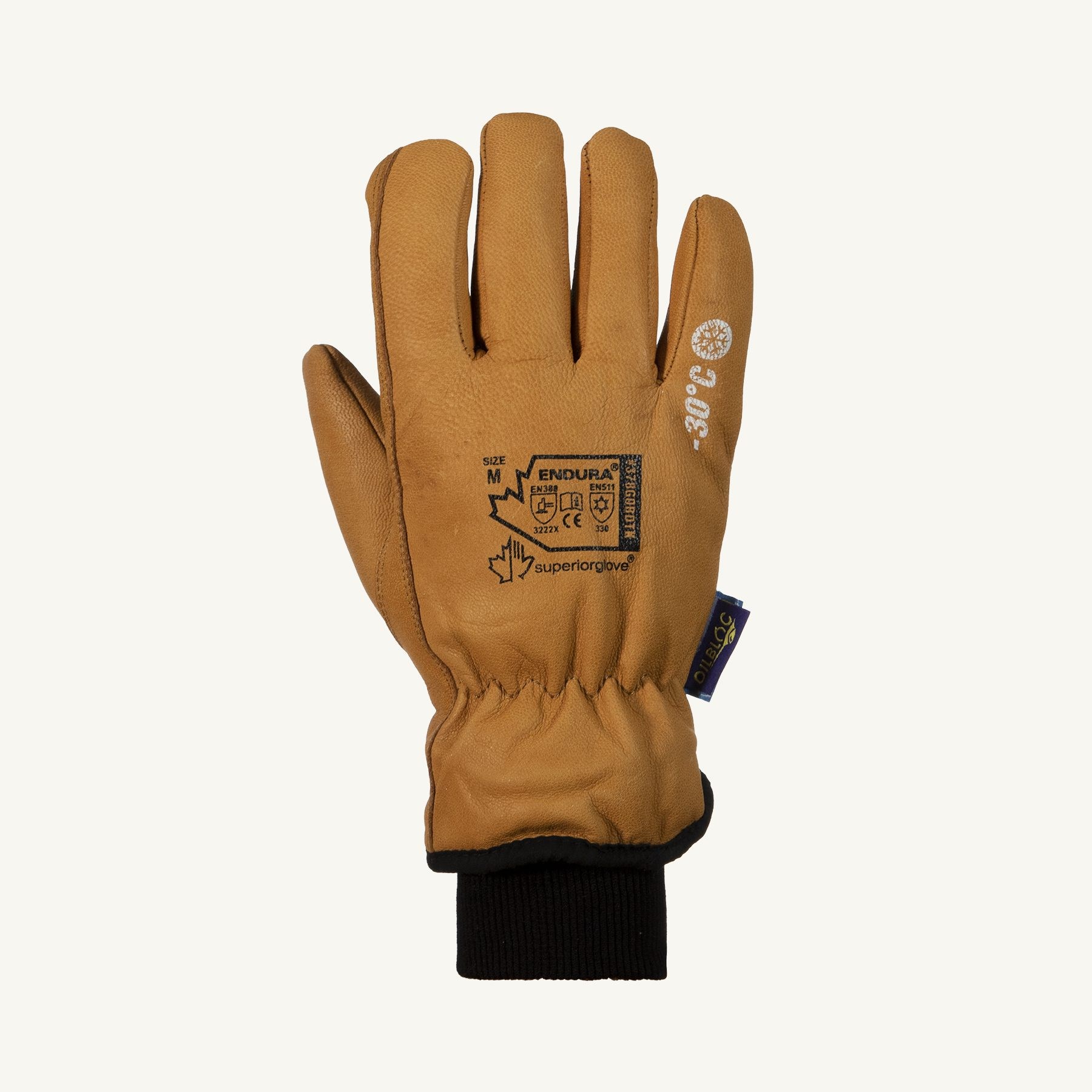 Gloves - Cut Resistant - Superior Glove TenActiv Green 13-Gauge Extreme-Cut Glove With Polyurethane Grip STAGCXPU XL