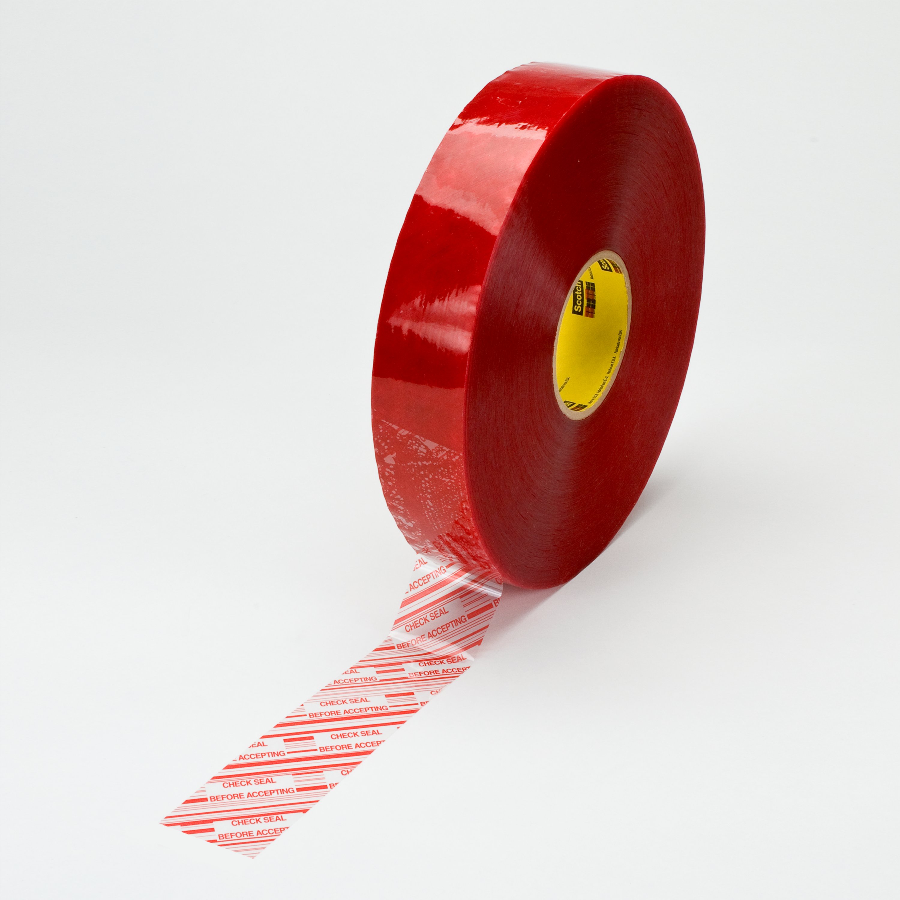 SCOTCH 3779 Carton Tape Rouge sur Transparent 48mm x 100m