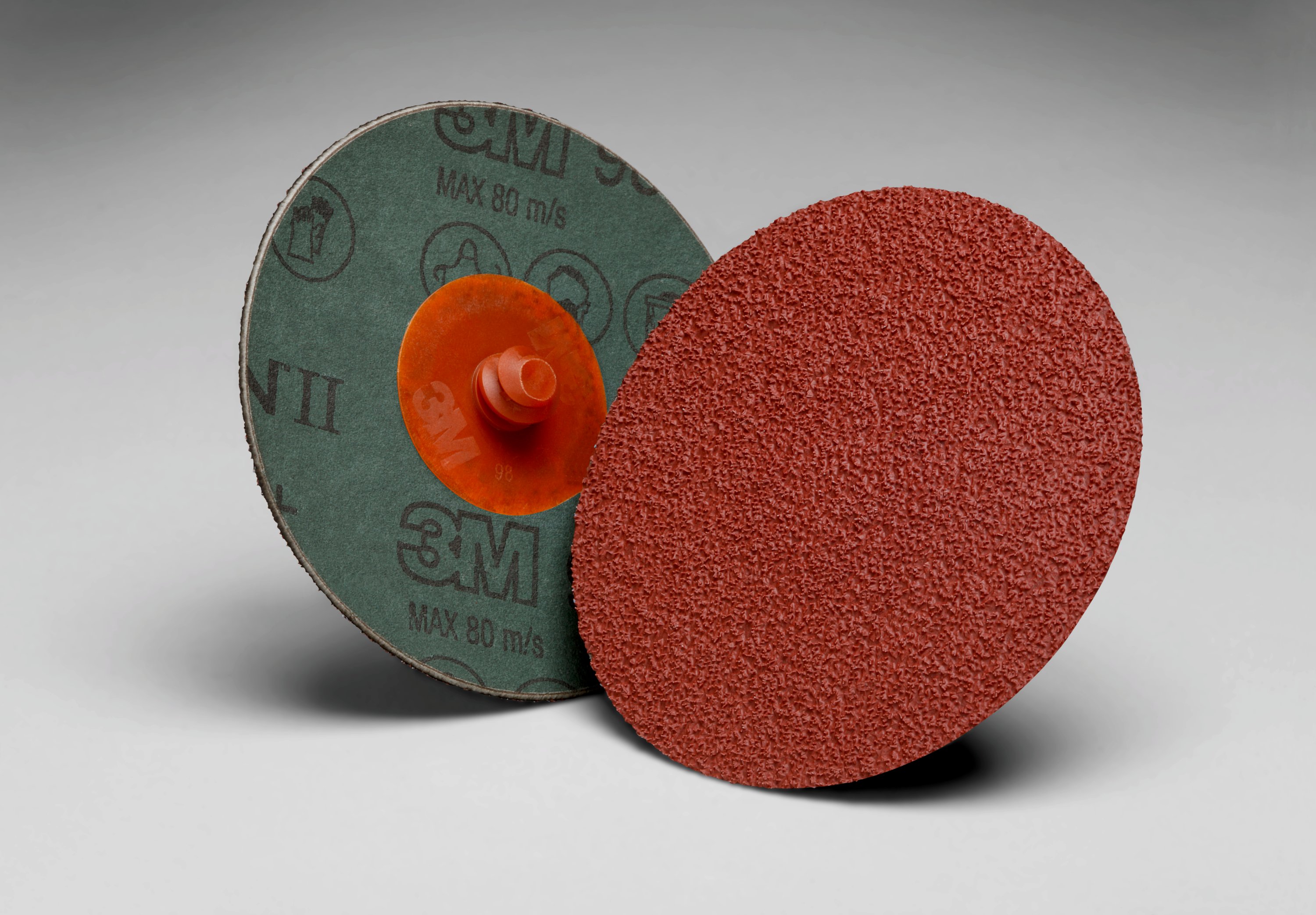 3M™ Cubitron™ II Roloc™ Fibre Disc 987C, TR, 2 in, 60+ grit, 50 per inner, 200 per case 7100063614 | Ward-Kennedy